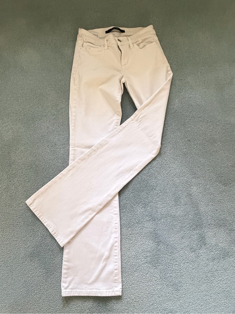 Joe's Jeans White Curvy Boot Cut Jeans 27